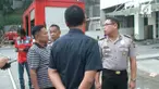 Polresta Depok melakukan penyeleidikan penyebab terbakarnya apartemen Bellevue Cinere Depok yang terbakar Rabu (4/10/2017) malam.