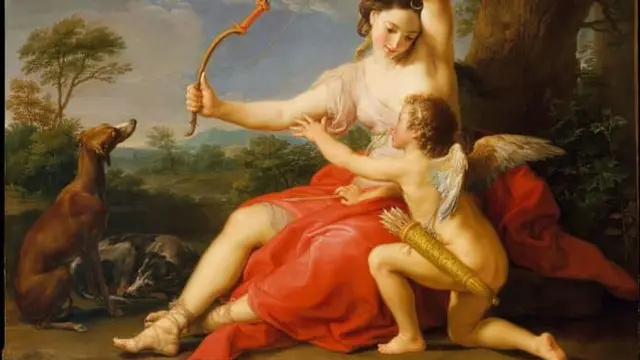 Lukisan Artemis oleh Pompeo Batoni.