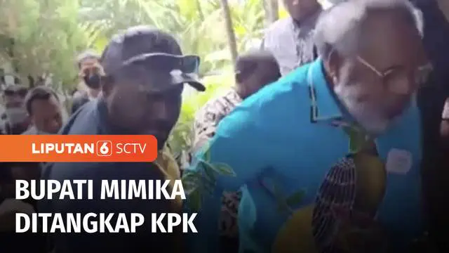 Bupati Mimika, Eltinus Omaleng ditangkap di sebuah hotel di Jayapura, Papua. Eltinus ditangkap terkait kasus korupsi dalam proyek pembangunan Gereja Kingmi Mile 32 di Mimika.