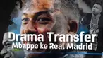 Penyerang PSG, Kylian Mbappe dikabarkan ingin hengkang ke raksasa Spanyol, Real Madrid.