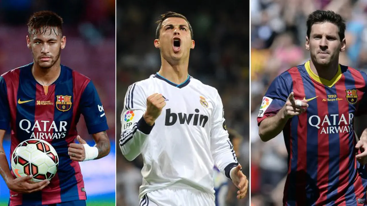 Neymar - Cristiano Ronaldo - Lionel Messi (AFP PHOTO/ ARCHIVES)