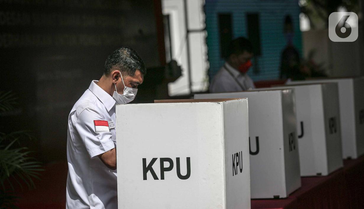FOTO: KPU Gelar Simulasi Pemilu 2024 - News Liputan6.com