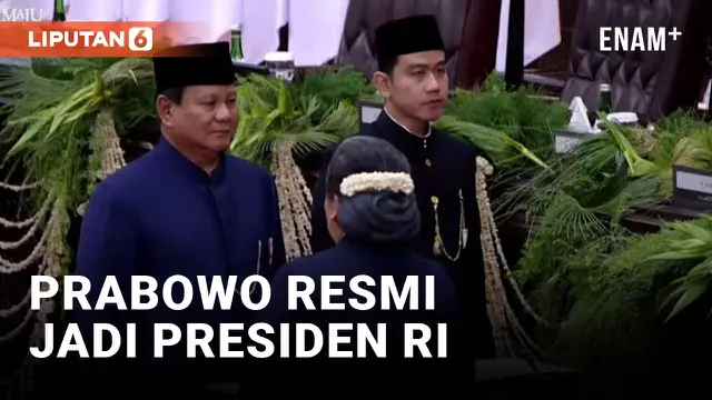 Prabowo-Gibran Resmi Jadi Presiden dan Wapres Periode 2024-2029