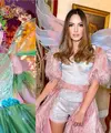 Natasha Wilona tampil cantik mengenakan corset tulle dress dengan aksen bunga 3D [@bellyiverzon]