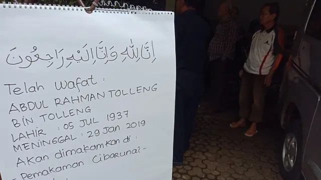 Rahman Tolleng Meninggal