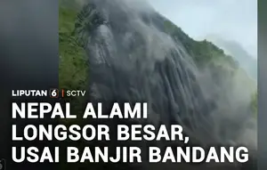 Nepal Alami Longsor Besar Usai Banjir Bandang