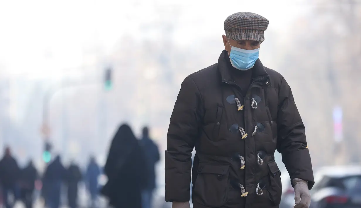 Indeks kualitas udara (AQI) Sarajevo, berada dalam kategori “sangat tidak sehat”, 301, pada hari Rabu, diikuti oleh kota Kolkata di India, yaitu 239. (AP Photo/Armin Durgut)
