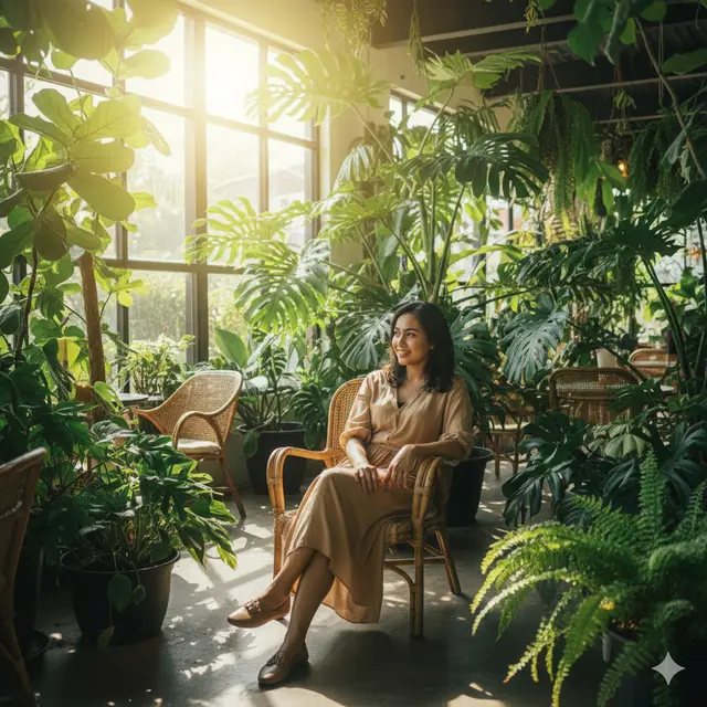 7 Prompt Gemini AI Paling Viral untuk Foto Self-Portrait di Kafe Atau Resto yang Estetik, Tampilan Elegan dan Effortlessly Chic