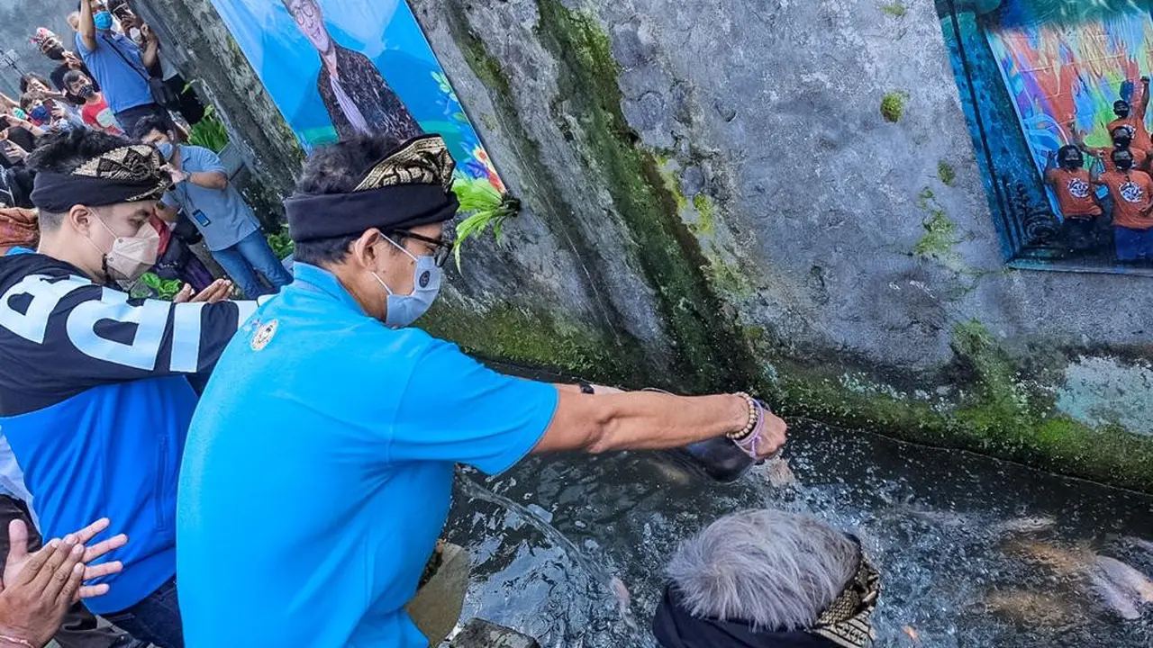 Menteri Pariwisata dan Ekonomi Kreatif (Menparekraf) Sandiaga Salahuddin Uno