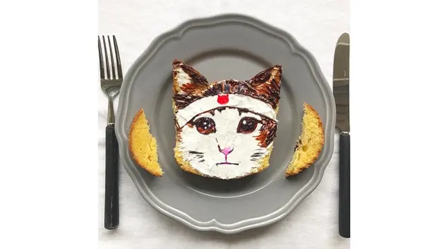 Bermodalkan Roti Tawar, Wanita Ini Buat 7 Lukisan dengan Detail Menakjubkan