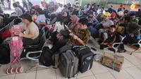 Stasiun Bandung Dipadati Arus Balik Pemudik 2 Hari Usai Lebaran
