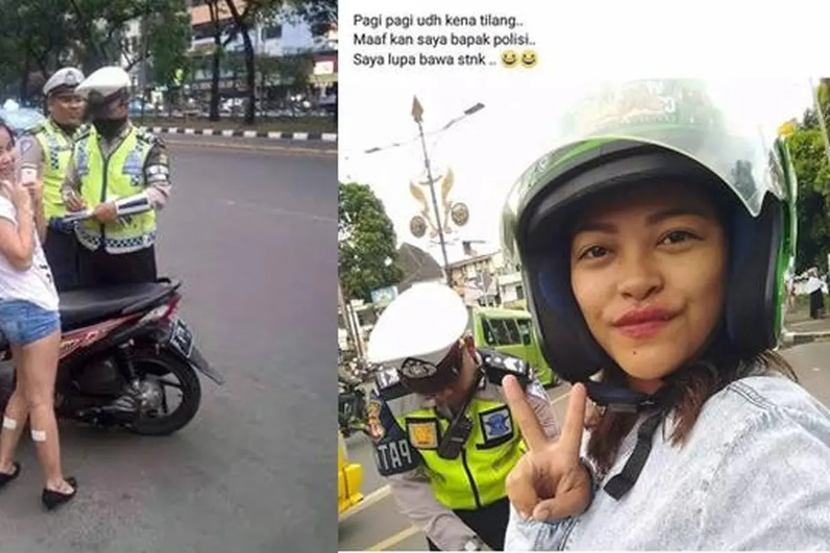 Kumpulan Potret Pemotor Tetap Ingin Eksis Meskipun Ditilang Polisi