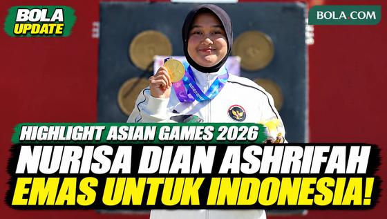 Momen Haru Pengalungan Medali Emas Nurisa Dian Ashrifah di Asian Games 2026