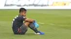 Kapten tim Persija, Andritany terduduk usai laga lanjutan Shopee Liga 1 Indonesia 2019 melawan Arema FC di Stadion Gelora Bung Karno, Jakarta, Sabtu (3/8/2019). Kedua tim bermain imbang 2-2-. (Liputan6.com/Helmi Fithriansyah)