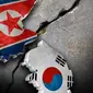 Ilustrasi konflik Korea Selatan dan Korea Utara (foto: youtube.com)