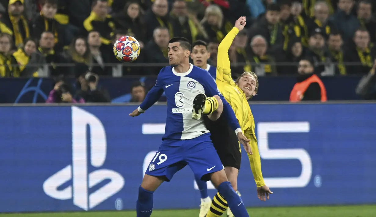 Atletico tersingkir. Dortmund lolos ke semifinal Liga Champions 2023/2024. (Bernd Thissen/dpa via AP)