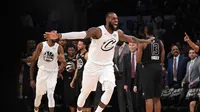 Selebrasi LeBron James di NBA All-Star 2018 (AFP)