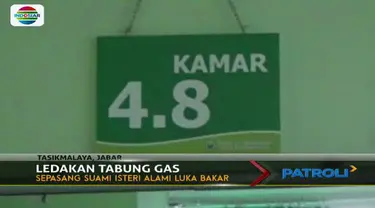 Di Tasikmalaya, Jawa Barat, suami istri dilarikan ke rumah sakit dengan luka bakar di sekujur tubuh akibat tabung gas 3 kilogram meledak.