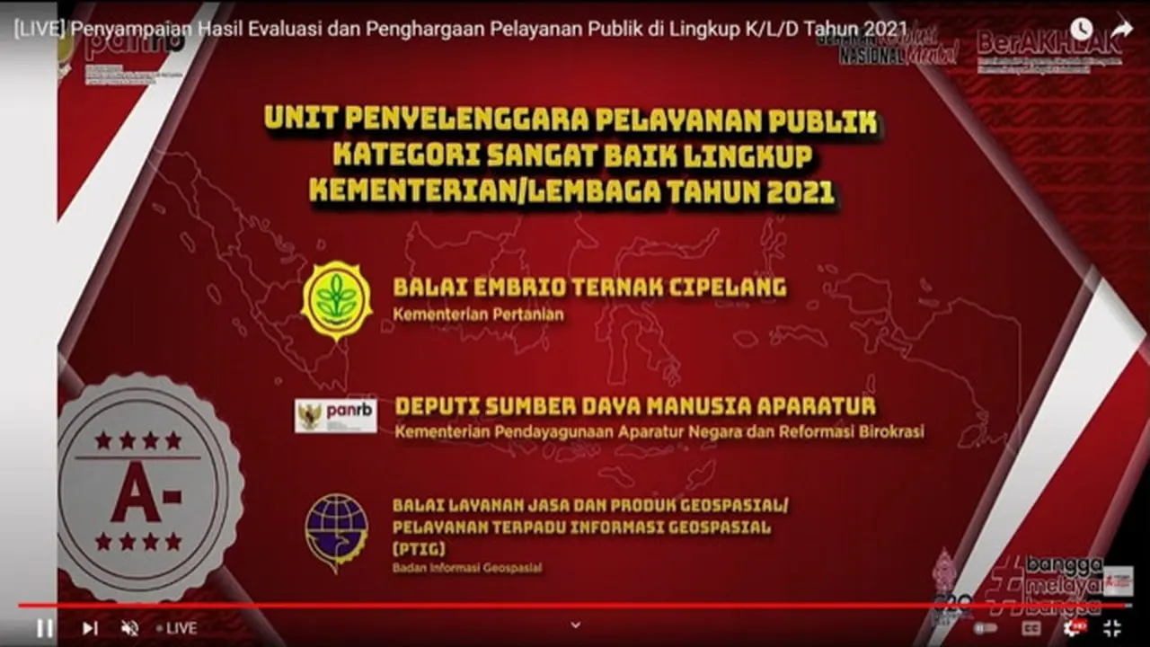 UPT Kementan Sabet Penghargaan Pelayanan Publik Kategori Sangat Baik