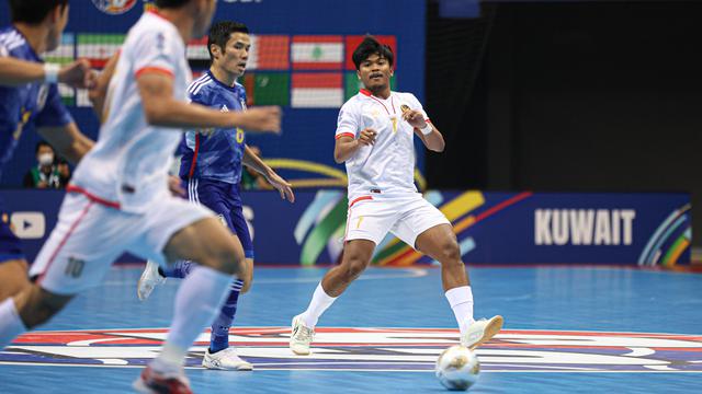 Foto: Syauqi Saud Si Paling Sportif di Piala Asia Futsal 2022