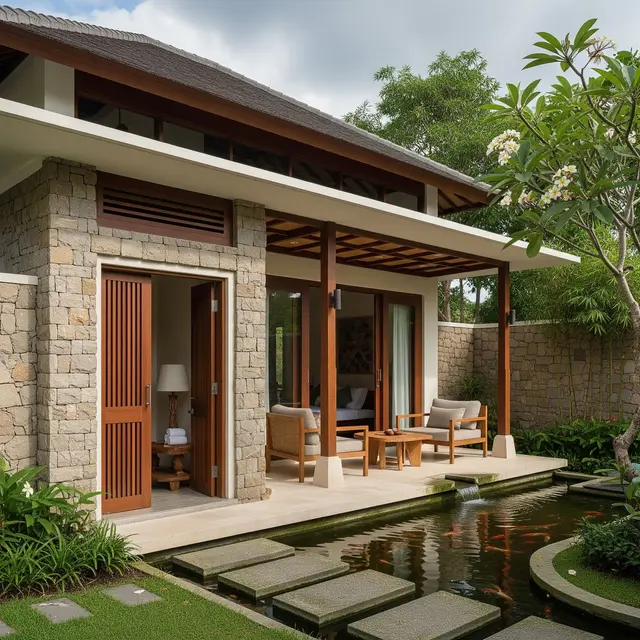 9 Desain Rumah Sederhana tapi Mewah Menggunakan Batu Alam, Tampilan Elegan