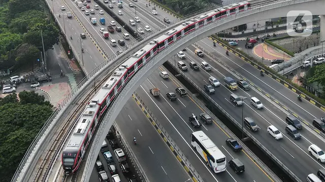 Jembatan Lengkung LRT Jabodebek