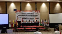 KPU Tangsel lakukan pleno nomor urut pasangan calon Pilkada 2020. (Liputan6.com/Pramita Tristiawati)