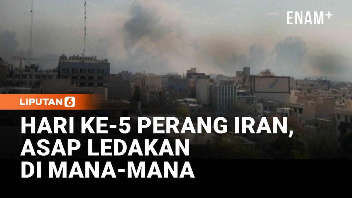 Memasuki Hari Kelima Perang, Serangan Israel ke Iran Bertambah Parah