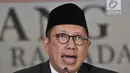 Menteri Agama Lukman Hakim Saiffudin (kiri) saat memberi keterangan hasil Sidang Isbat, Jakarta, Selasa (15/5). Pemerintah menetapkan awal Ramadan pada Kamis, 17 Mei 2018. (Merdeka.com/Iqbal Nugroho)