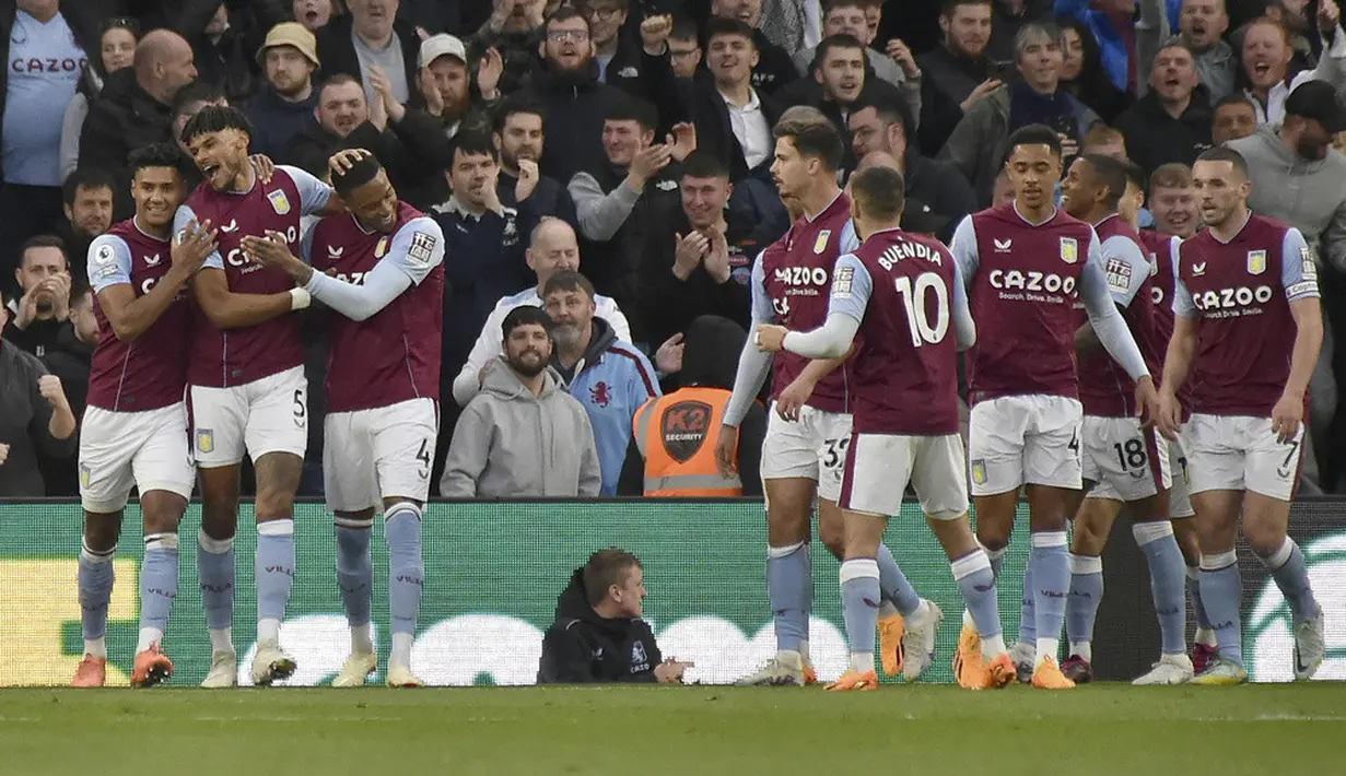 <p>Itu adalah kemenangan ke-13 Aston Villa sejak dilatih Emery pada November tahun lalu. (AP Photo/Rui Vieira)</p>