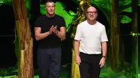 Stefano Gabbana dan Domenico Dolce (Foto: AFP / ALBERTO PIZZOLI)