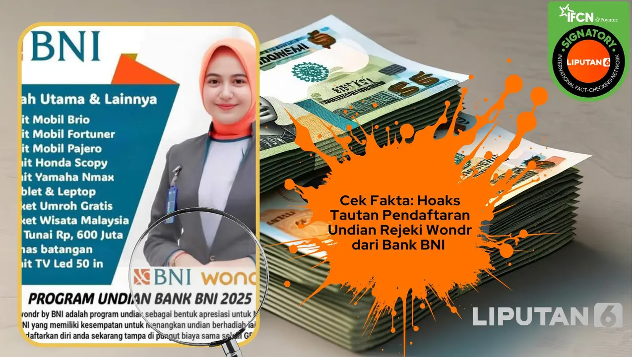 Cek fakta undian rejeki Wondr dari Bank BNI