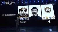 Teknologi pemindaian wajah Huawei Honor V10. (Foto: Huawei)