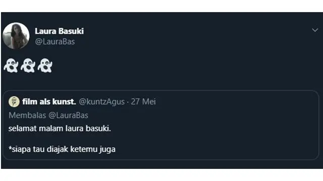Setelah 5 Tahun Kirim Pesan 'Selamat Malam', Pria Ini Akhirnya Direspon Laura Basuki