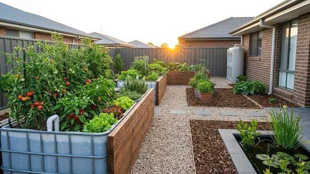 Desain Kebun Sayur dengan Sistem Wicking Beds