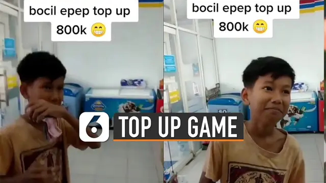 Seorang bocah yang hendak melakukan top-up game sejumlah Rp 800 ribu dimintai pengakuan.