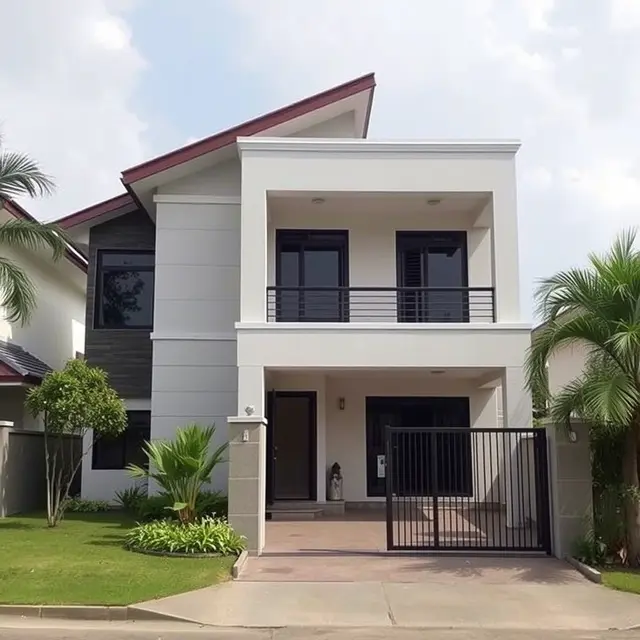 6 Inspirasi Gambar Rumah Sederhana Tapi Terkesan Mewah 2 Lantai yang Bikin Tetangga Iri