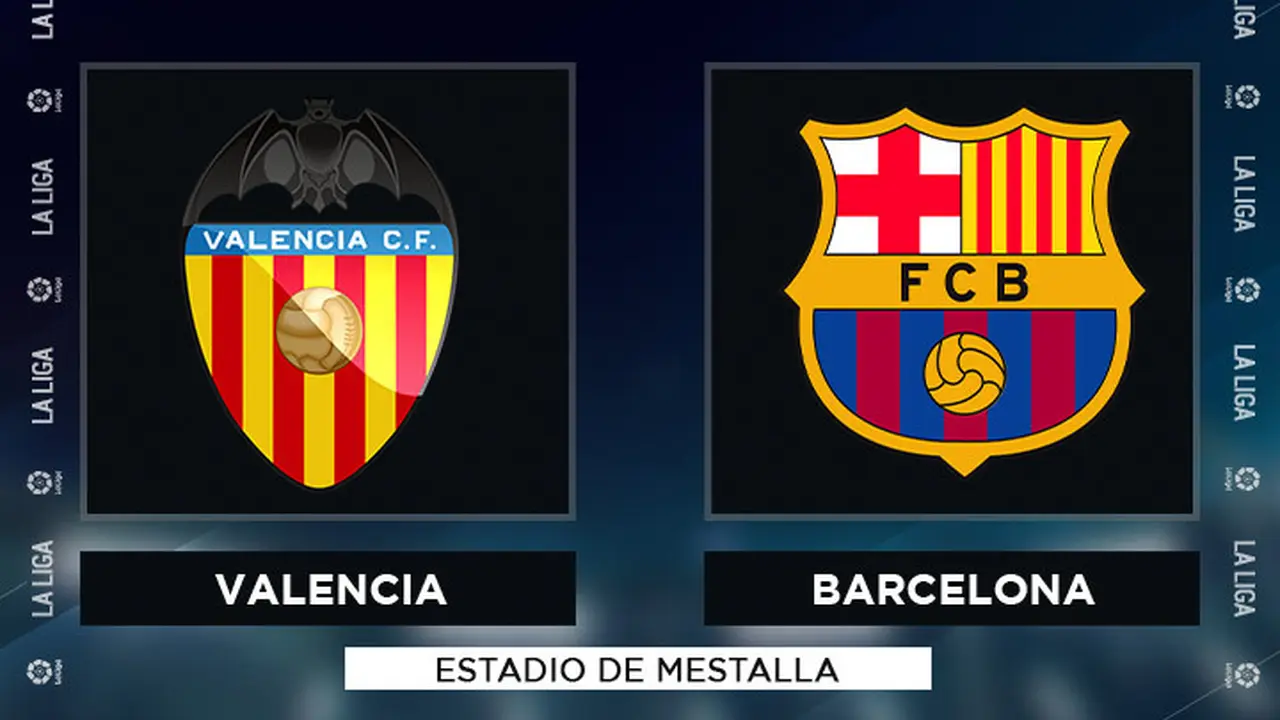 La Liga - Valencia Vs Barcelona