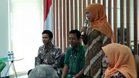 Pasangan Cagub dan Cawagub Khofifah Indar Parawansa - Emil Dardak menyambangi PPP. (Merdeka.com/ Ahda Bayhaqi)