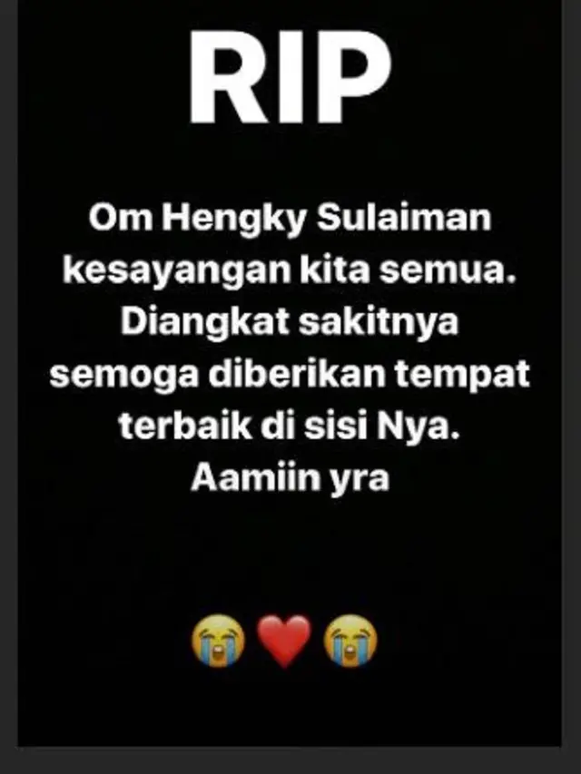 Henky Solaiman (Foto: Instagram/@mieke_amalia)