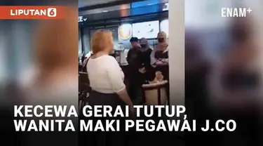 Insiden pelanggan marah-marah kembali terjadi. Seorang wanita terekam marah di gerai J.CO. Menurut narasi yang beredar, penyebabnya karena gerai akan tutup di jam malam. Wanita tersebut justru memaki karyawan dan menuding genit pada sang suami serta ...