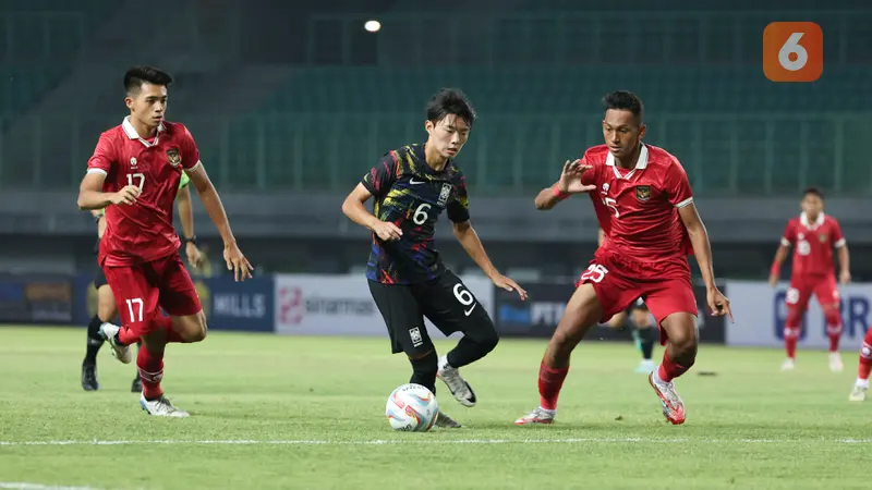 Timnas Indonesia U-17 vs Timnas Korea Selatan U-17