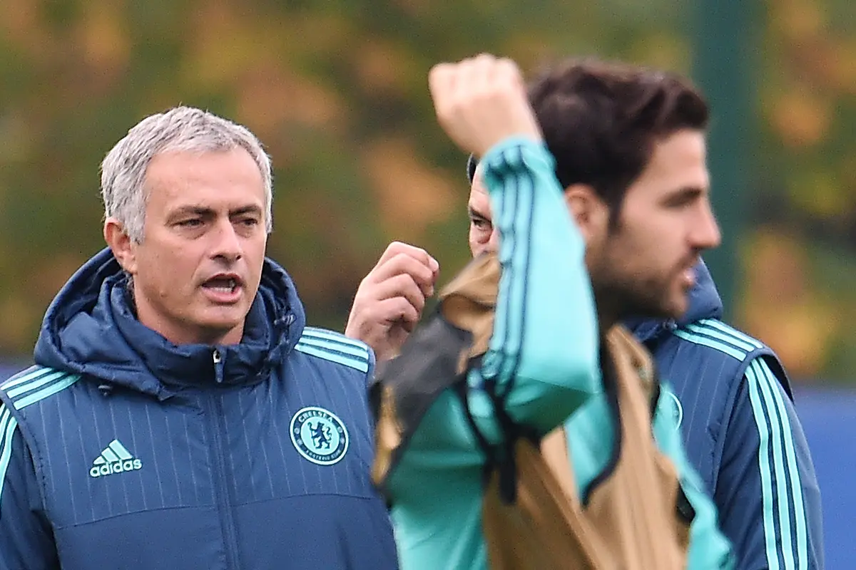 Jose Mourinho dan Cesc Fabregas