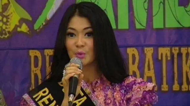 Indah Dewi Pertiwi Menjadi Duta Batik Remaja Indonesia