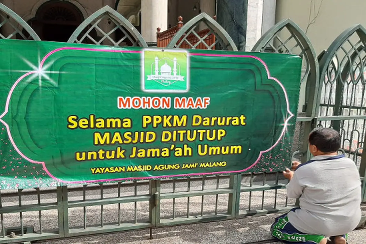 Masjid Jami dan Sabilillah Malang Tak Gelar Salat Idul Adha untuk Umum