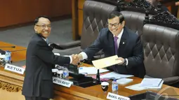 Dia melanjutkan, Pemerintah terpaksa mengurangi pasokan BBM Bersubsidi di beberapa SPBU untuk mengamankan kuota BBM Bersubsidi, Jakarta, Selasa (26/8/2014) (Liputan6.com/Johan Tallo)
