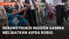 Rekonstruksi melibatkan Aipda Robig terkait insiden penembakan terhadap Gamma. Rekonstruksi berlangsung di depan Alfamart Candi Penataran, Kalipancur, Ngaliyan, Kota Semarang