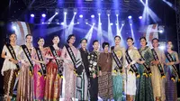 10 finalis Miss Jakarta Fair 2017, akan tunjukkan talenta dan bakatnya masing-masing di panggung budaya Gambir Expo pada Jumat, 7 Juli 2017. (JFK 2017)