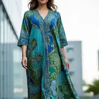 Ilustrasi Model Tunik untuk Samarkan Perut Buncit (Sumber Gambar: Meta AI)