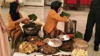 Makanan di open house Presiden Jokowi (Liputan.com/ Septian Deny)